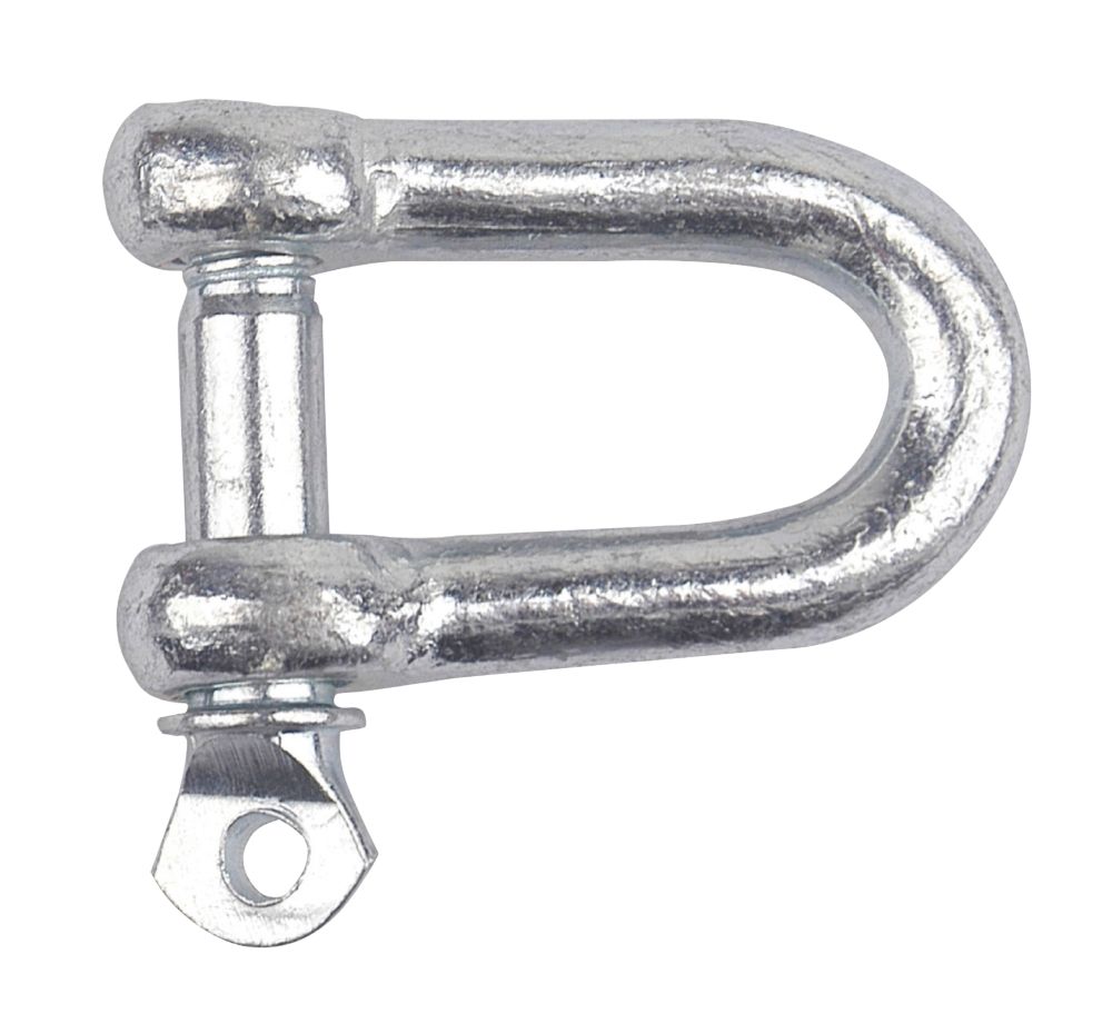 Image of Diall M10 D-Shackles Zinc-Plated 10 Pack 