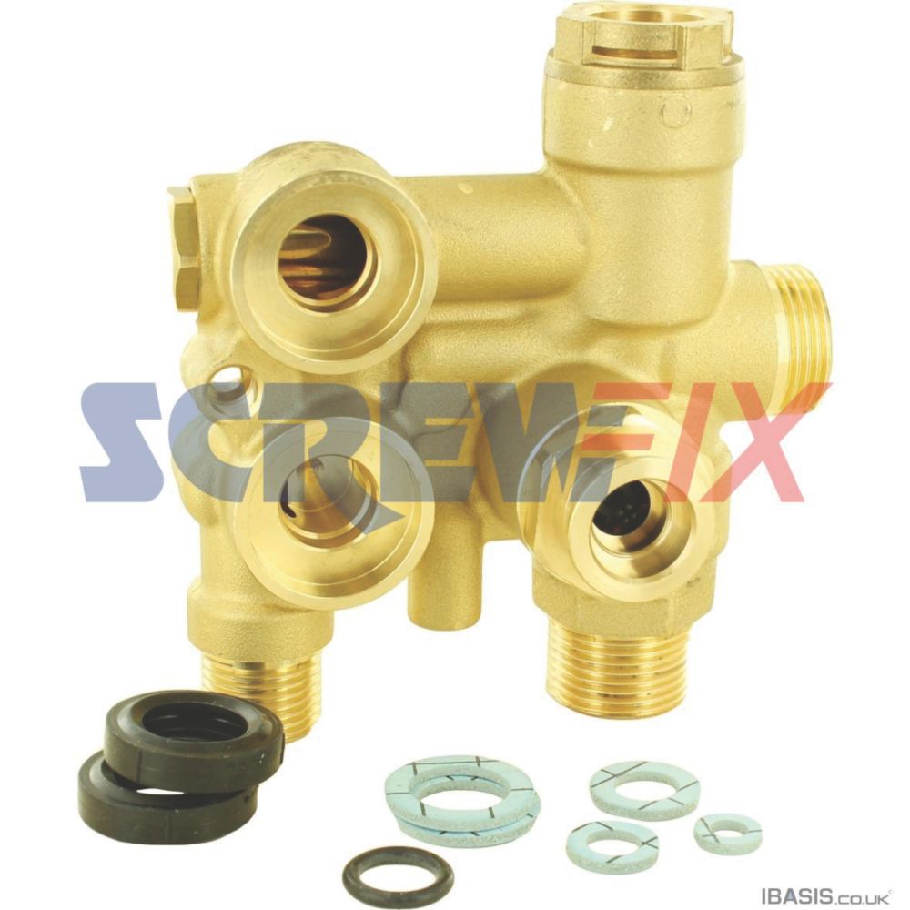 Image of Baxi 7224763 3-Way Valve Assembly with By-Pass 