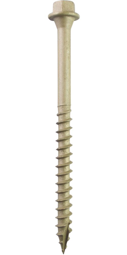 Image of Timberfix Hex Socket Structural Timber Screws 6.3mm x 200mm 50 Pack 