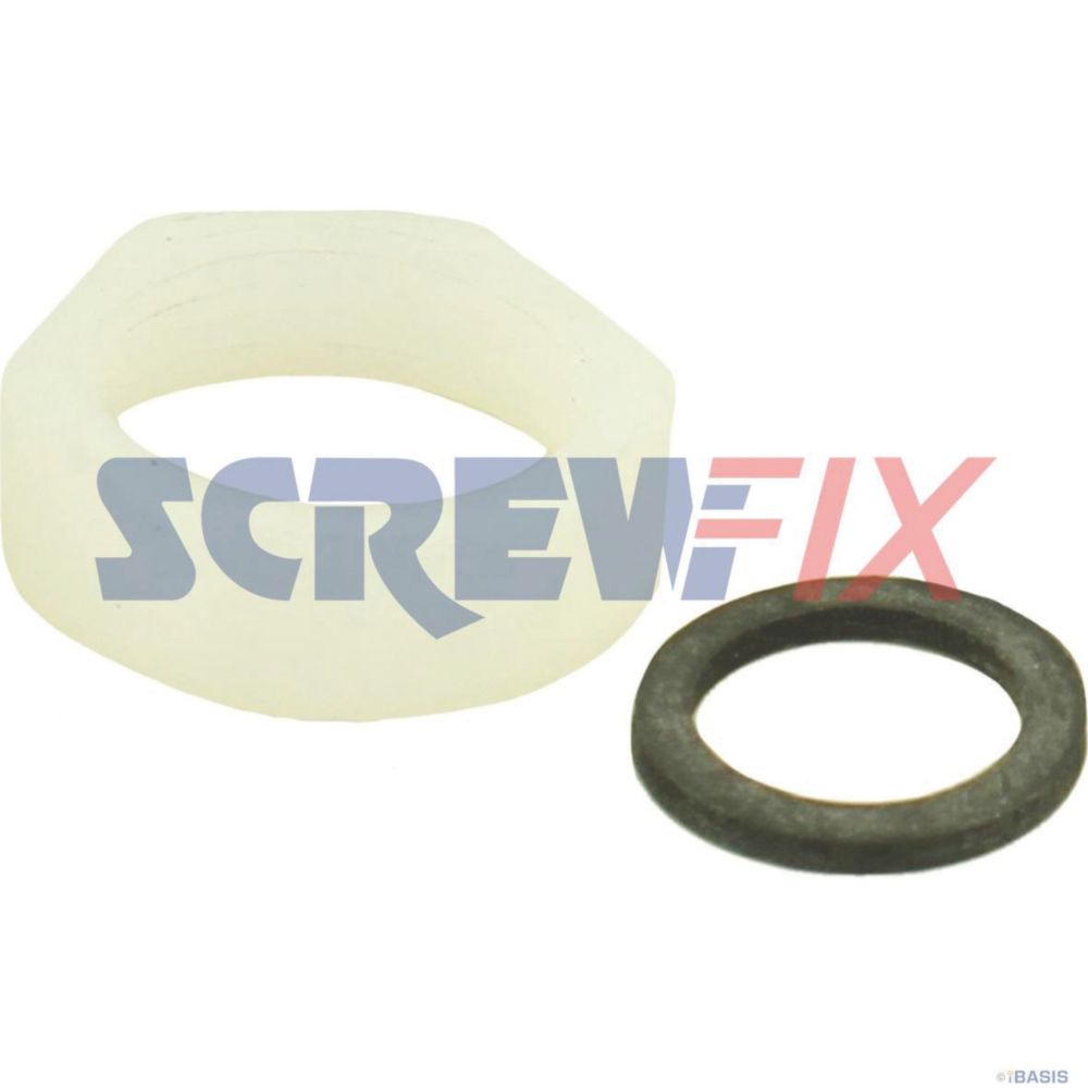 Image of Baxi 244738 KIT FIBRE WASHER AND LOCKNUT 