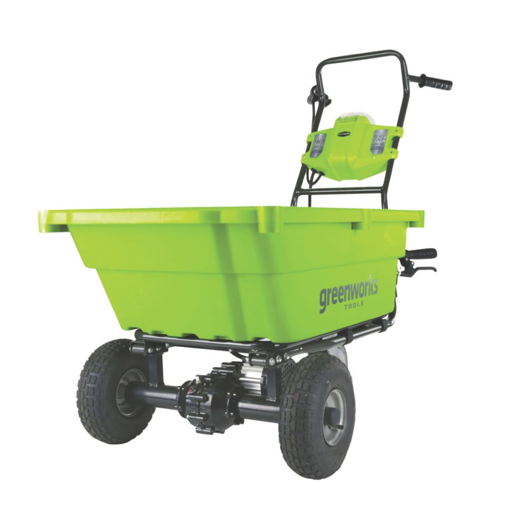 Image of Greenworks GWG40GC 40V Li-Ion Cordless Self-Propelled Garden Cart - Bare 
