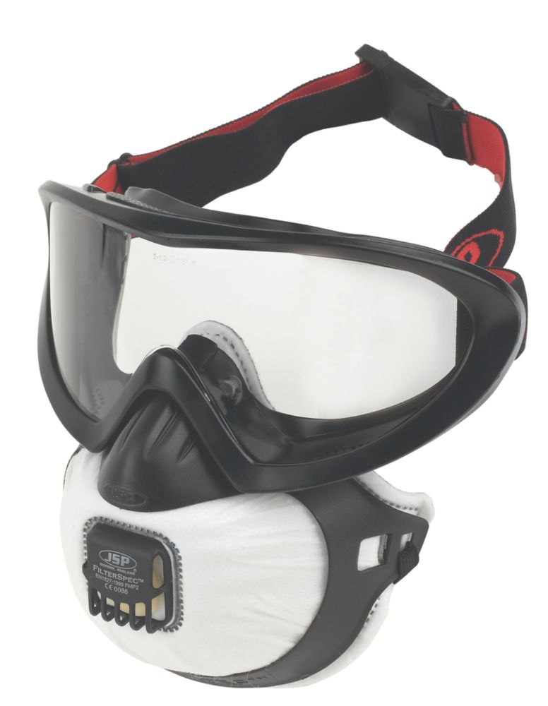 Image of JSP FilterSpec Pro Valve Respirator Black FMP2 