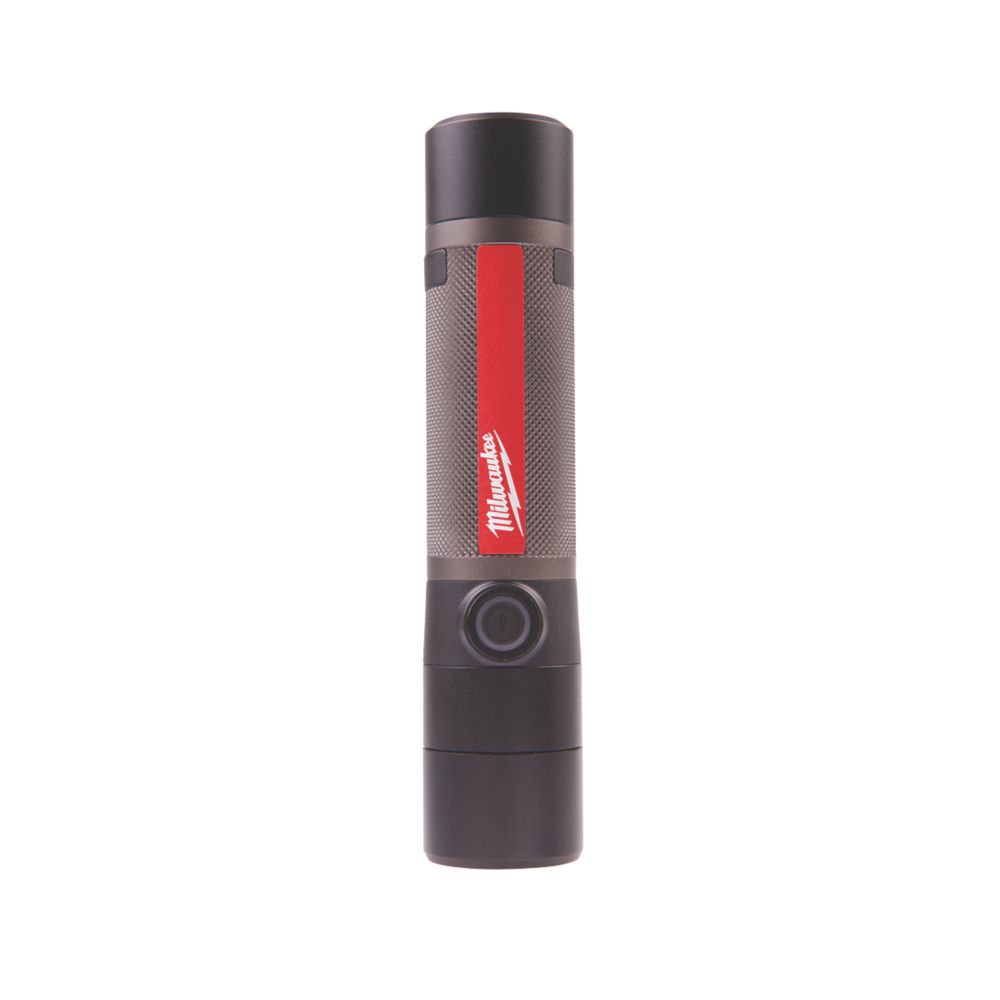 Image of Milwaukee L4 FMLED-201 Rechargeable LED Fixed Beam Flashlight Black 800lm 