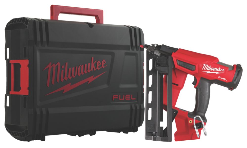 Image of Milwaukee M18FN16GA-0X 1.6mm 18V Li-Ion RedLithium Brushless Second Fix Cordless Nail Gun - Bare 