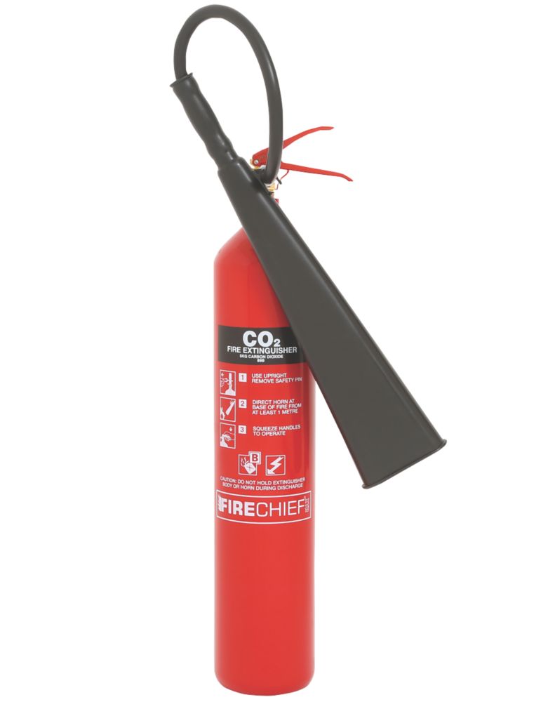 Image of Firechief XTR CO2 Fire Extinguisher 5kg 10 Pack 