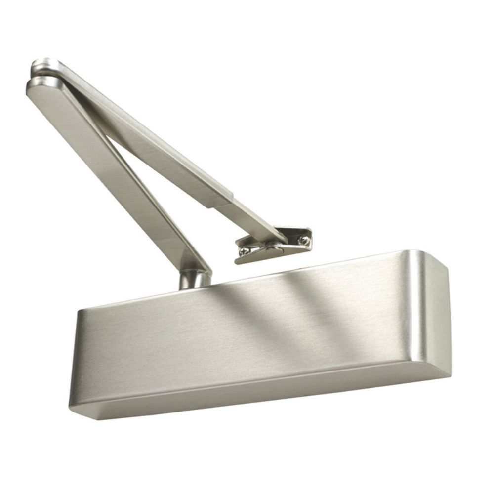 Image of Rutland TS.5204 Fire Rated Overhead Door Closer Satin Nickel 