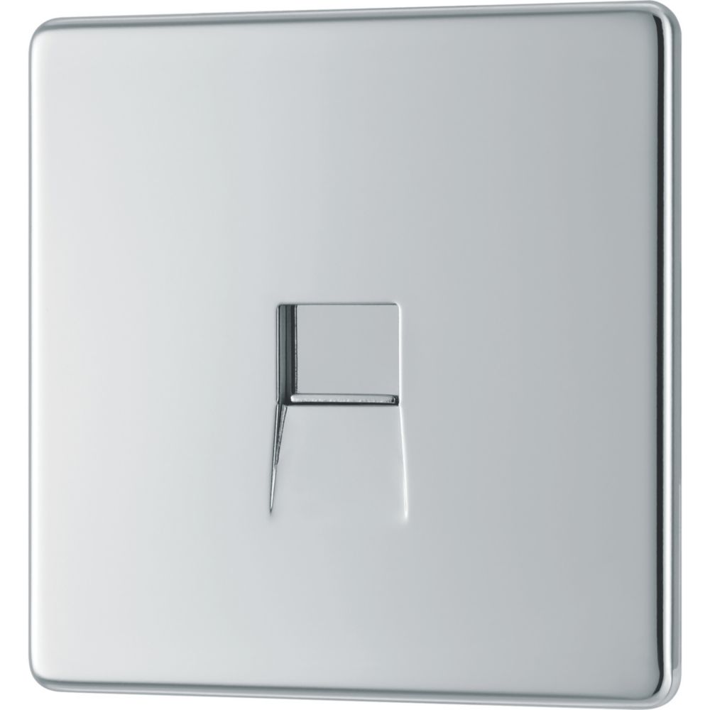 Image of LAP Master Telephone Socket Polished Chrome 