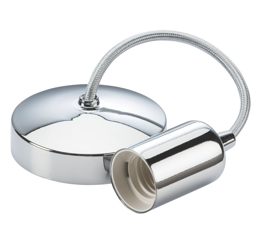 Image of Knightsbridge Contemporary Pendant Polished Chrome 