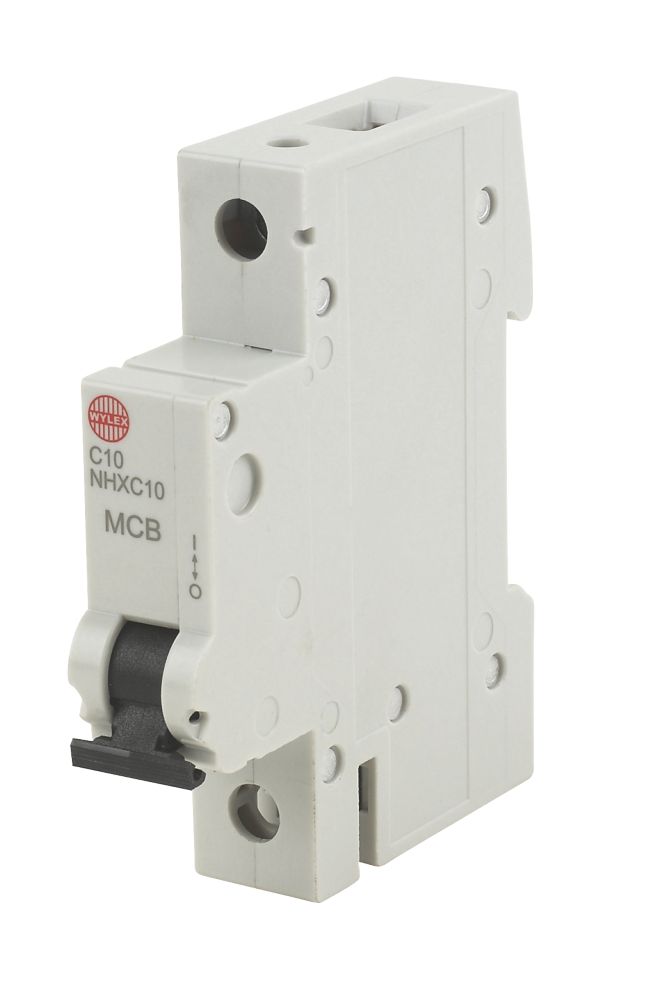 Image of Wylex 10A SP Type C MCB 