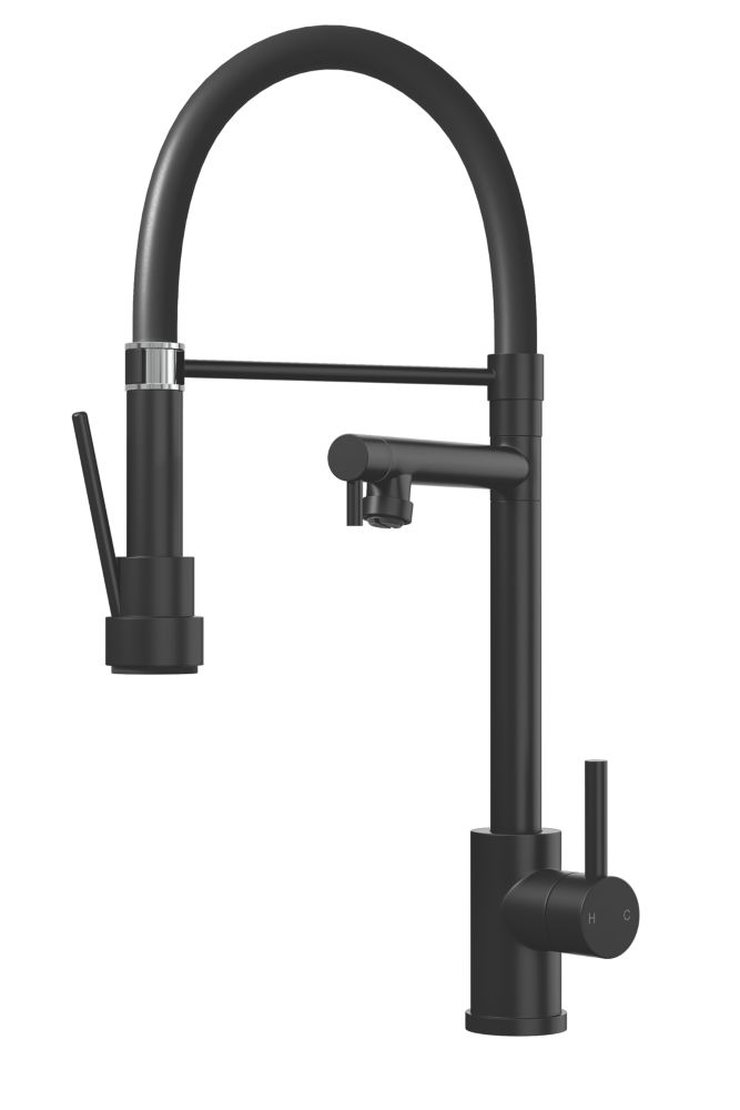 Image of ETAL Goda Multi-Use Kitchen Mixer Tap Matt Black 