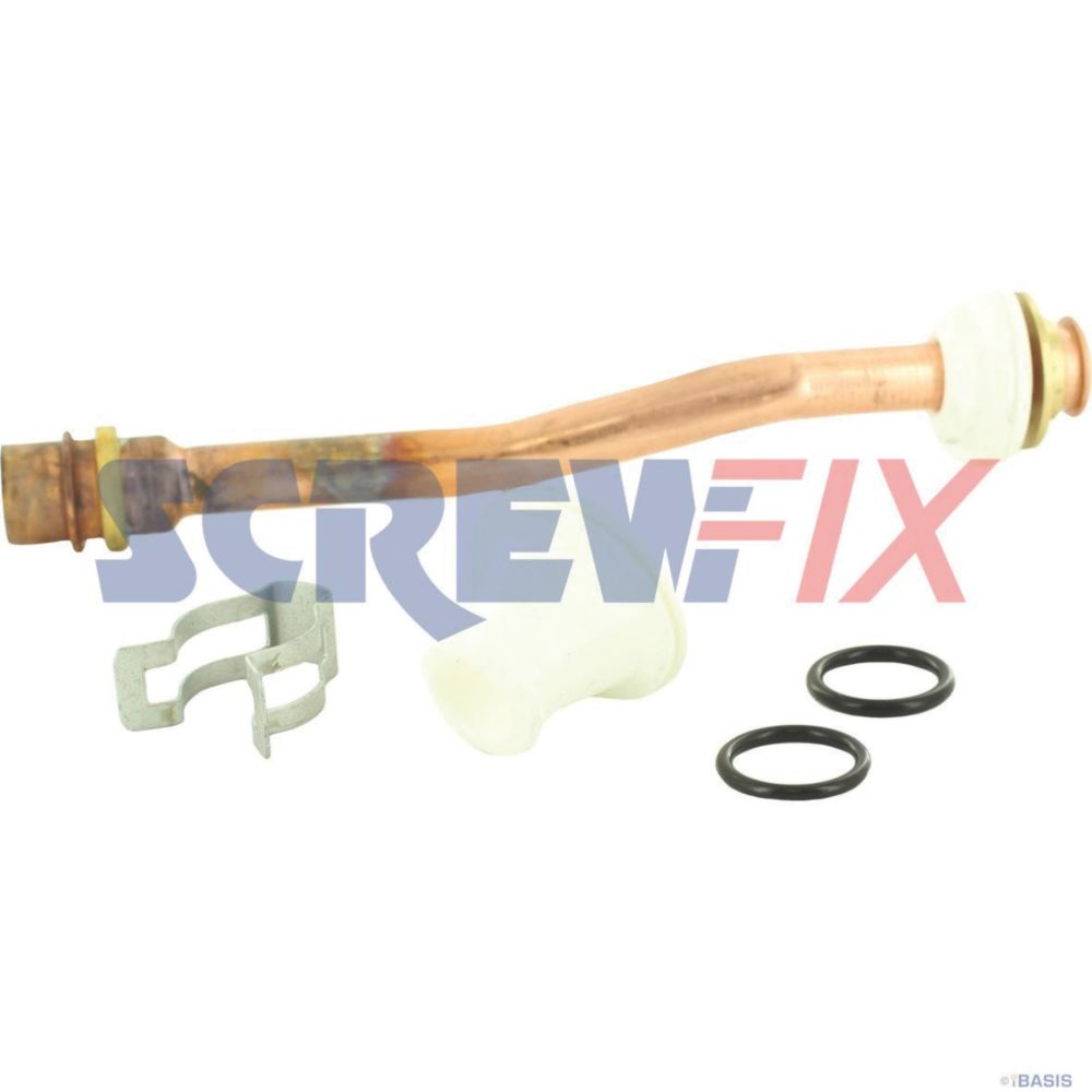 Image of Worcester Bosch 87161054780 PIPE TURBINE HEAT EXCHANGER ASSEMBLY 