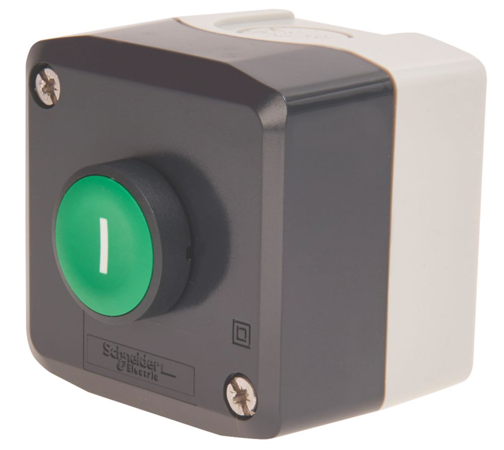 Image of Schneider Electric XALD102 Single Pole Flush Push-Button Complete Control Station NO 