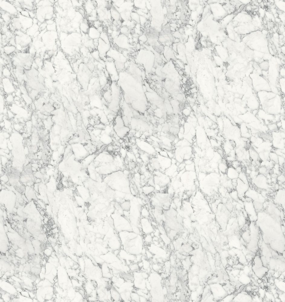 Image of Wilsonart Marmo Bianco Laminate Upstand 3000mm x 95mm x 12mm 