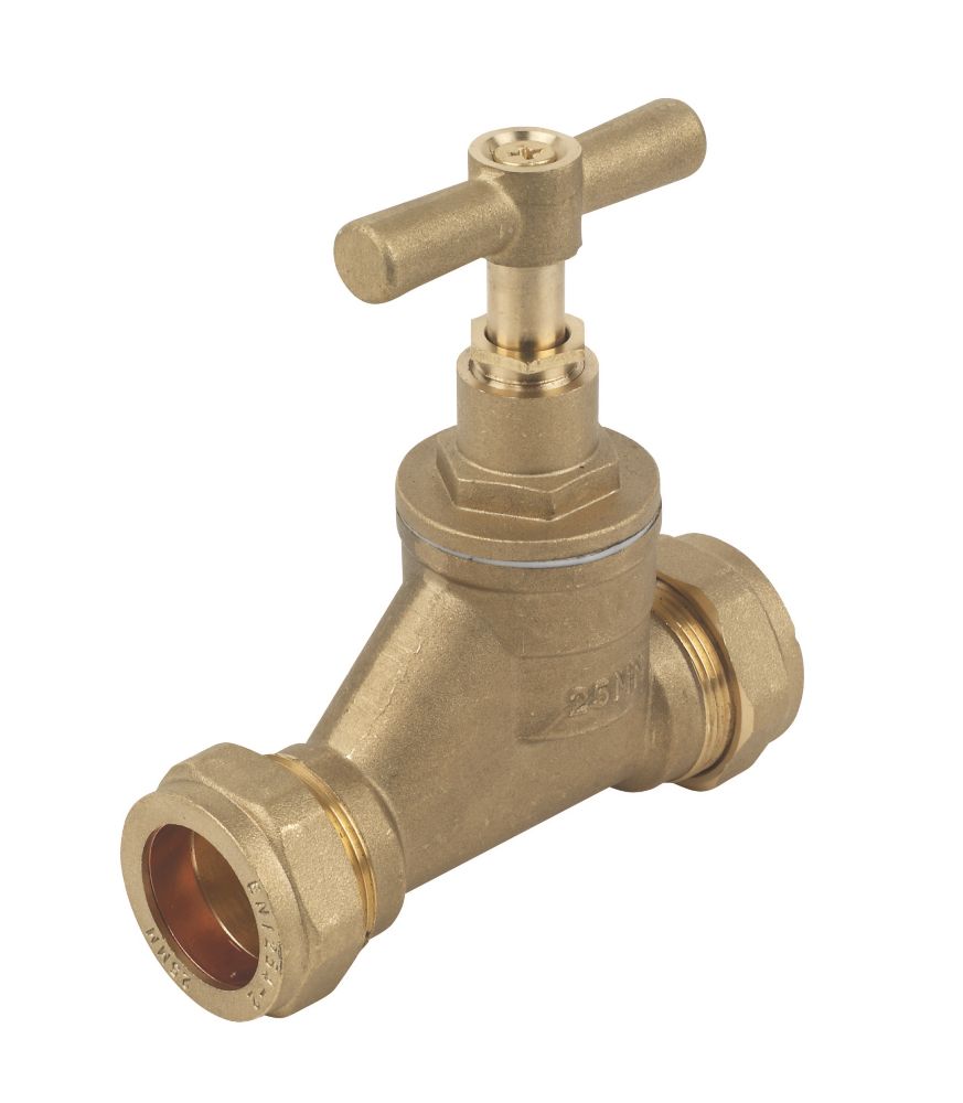 Image of MDPE Stop Cock 25mm x 25mm 