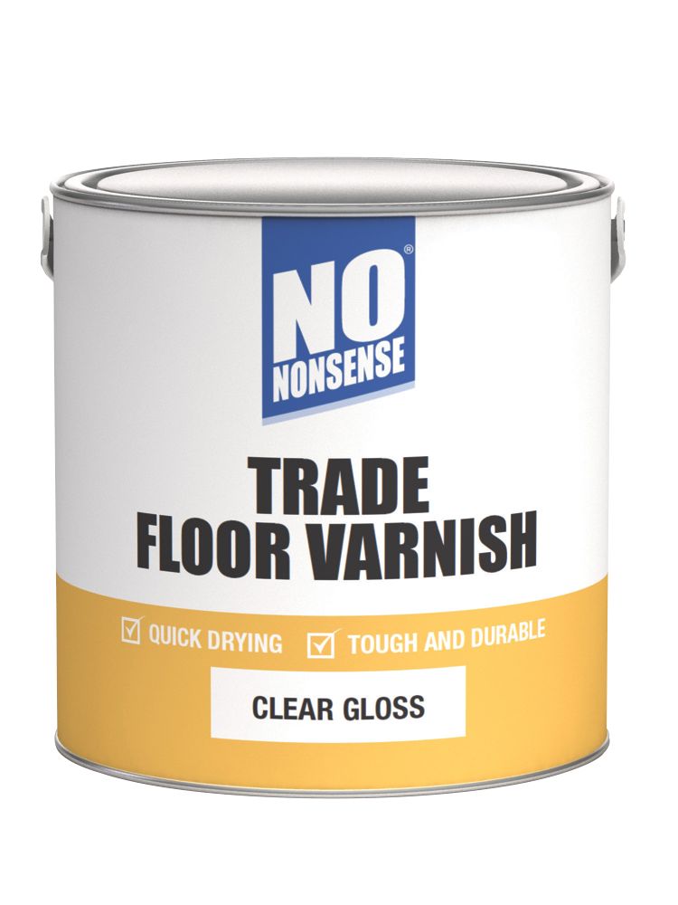 Image of No Nonsense Quick-Dry Floor Varnish Gloss 2.5Ltr 