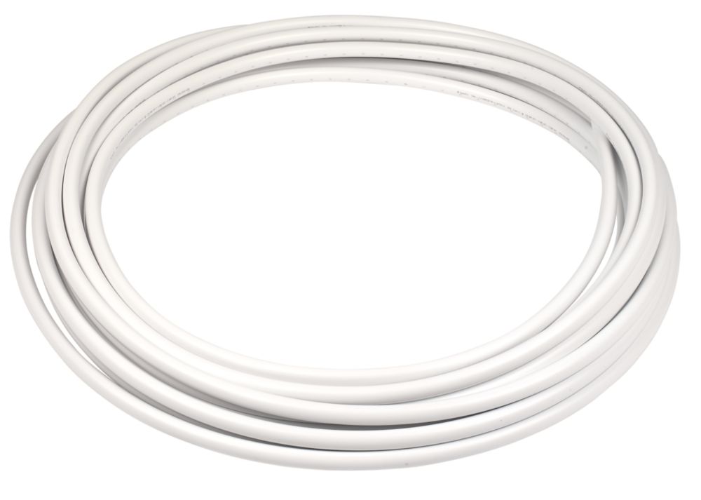 Image of JG Speedfit 22BPB-25C Push-Fit Polybutylene Layflat Pipe Coil 22mm x 25m White 