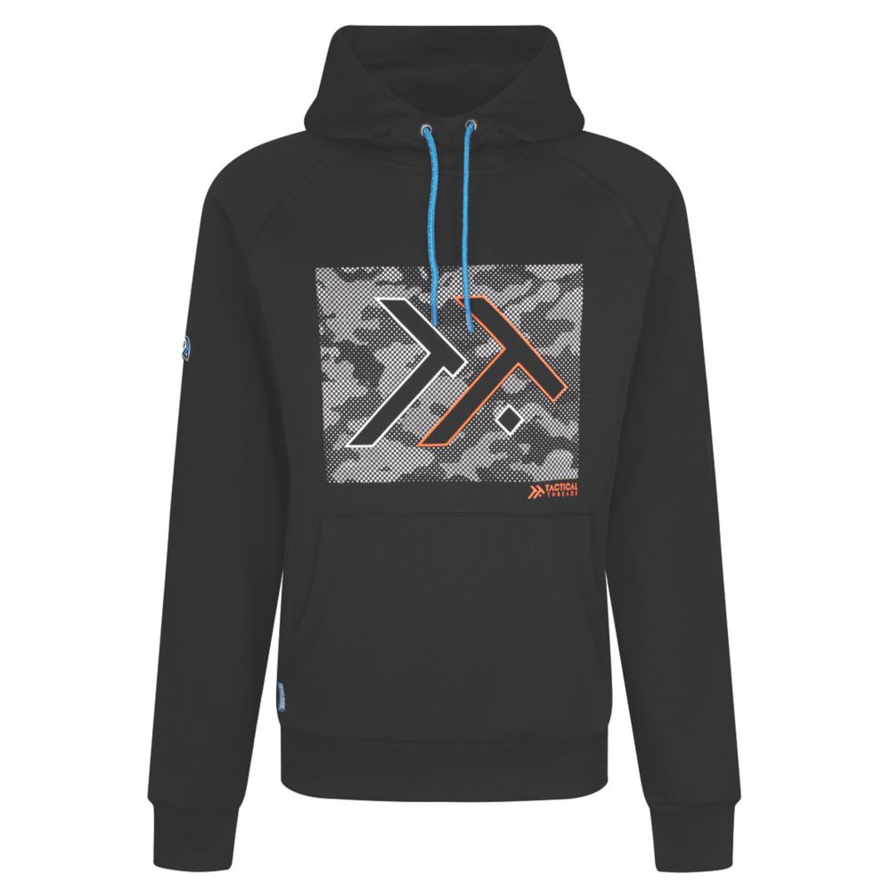 Image of Regatta Tactical Disruptive Fleece Hoodie Black XX Large 47" Chest 