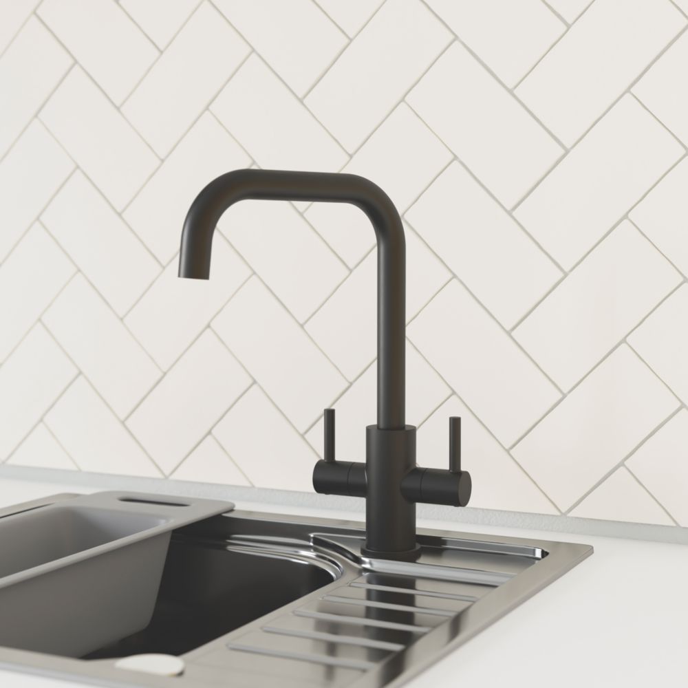 Image of Swirl Tap Matt Black 