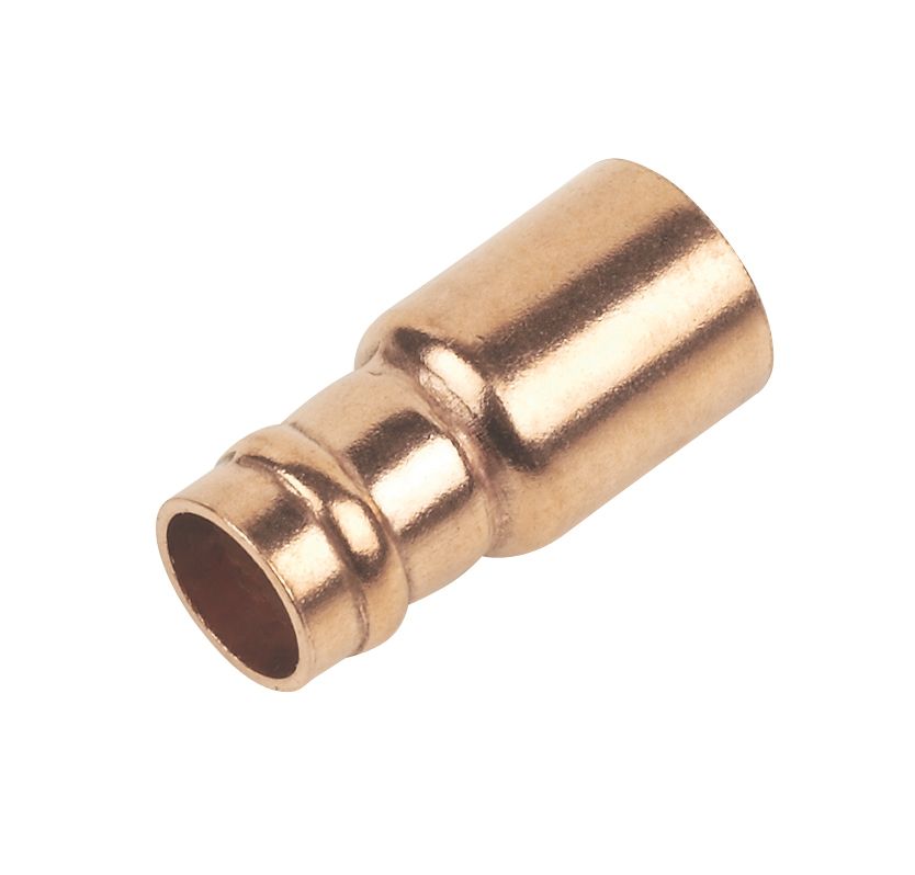 Image of Flomasta Solder Ring Fitting Reducer F 10mm x M 15mm 