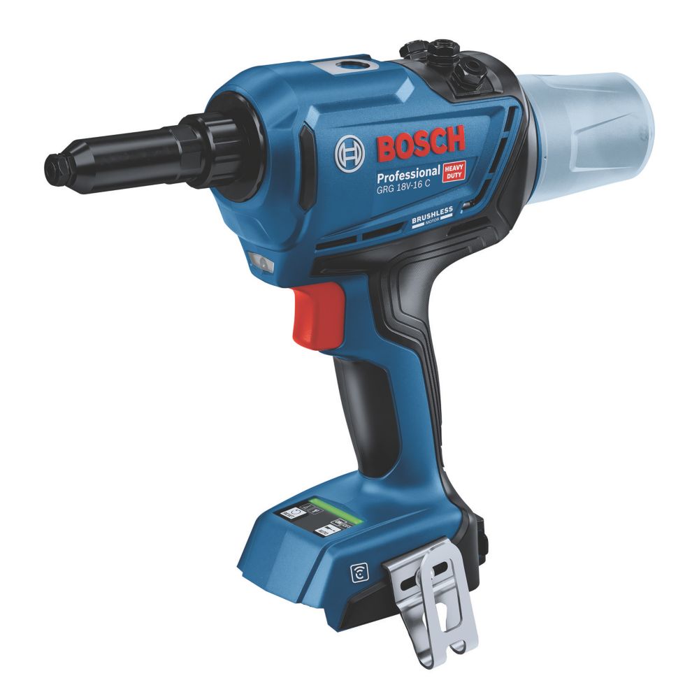 Image of Bosch GRG 18V-16 C 18V Li-Ion Coolpack Brushless Cordless Rivet Gun - Bare 