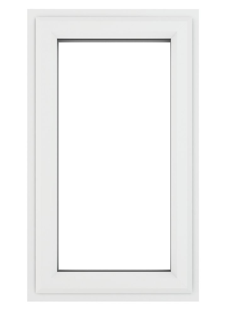 Image of Crystal Left-Hand Opening Clear Triple-Glazed Casement White uPVC Window 610mm x 820mm 
