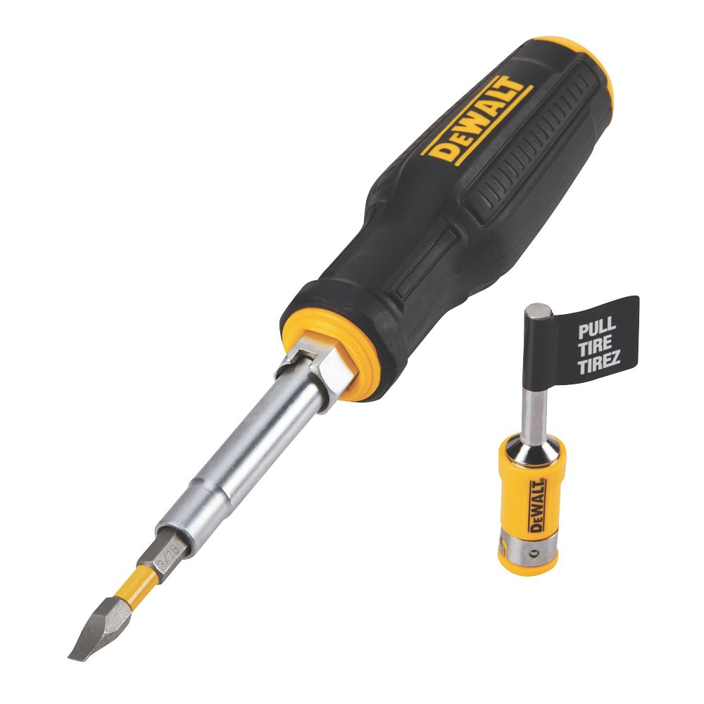 Image of DeWalt DWHT66569-0 Interchangeable MaxFit 6-Way Multi-Bit Screwdriver Set 6 Pieces 