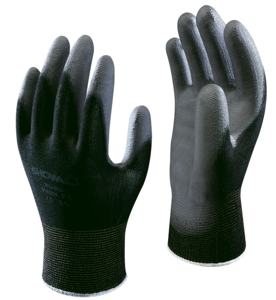 Image of Showa BO500 PU Palm Fit Gloves Black Large 