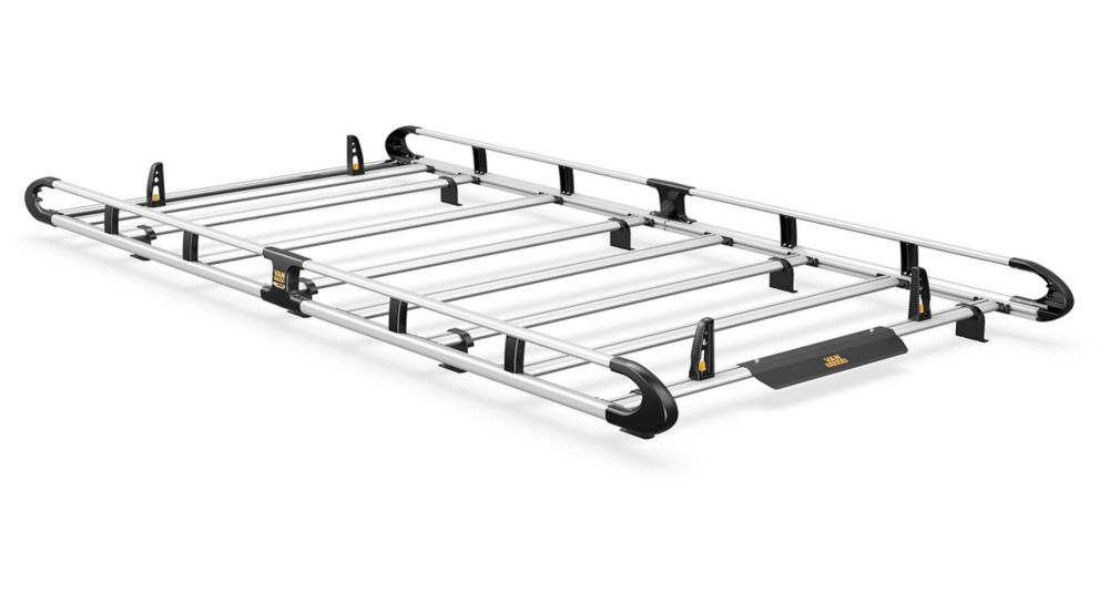 Image of Van Guard Renault Trafic 2014 on Roof Rack - 8-bar ULTIRack+ L2 H1 Twin Door 