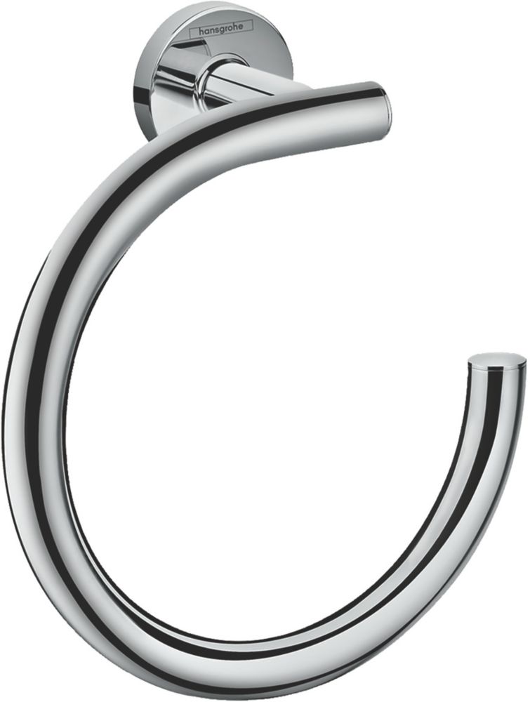Image of Hansgrohe Logis Universal Towel Ring Chrome 