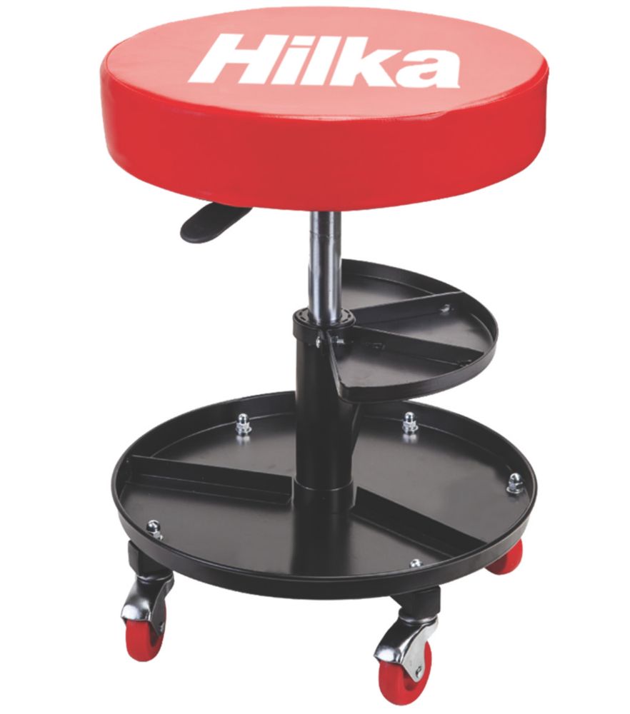 Image of Hilka Pro-Craft Mechanics Seat with Storage 380mm x 380mm 