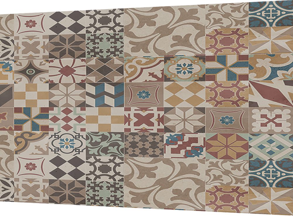 Image of Splashwall Brown / Blue / Yellow / Red Alloy Splashback 600mm x 800mm x 4mm 