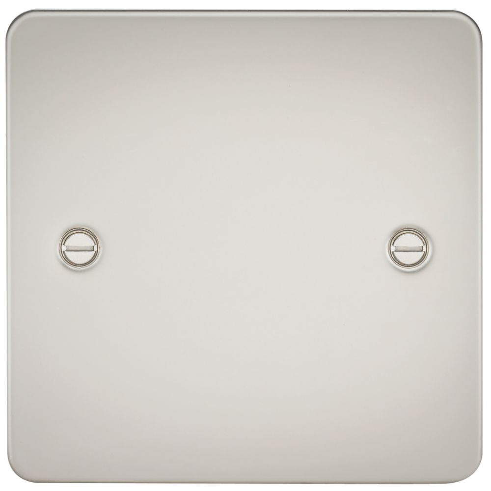 Image of Knightsbridge 1-Gang Blanking Plate Pearl 