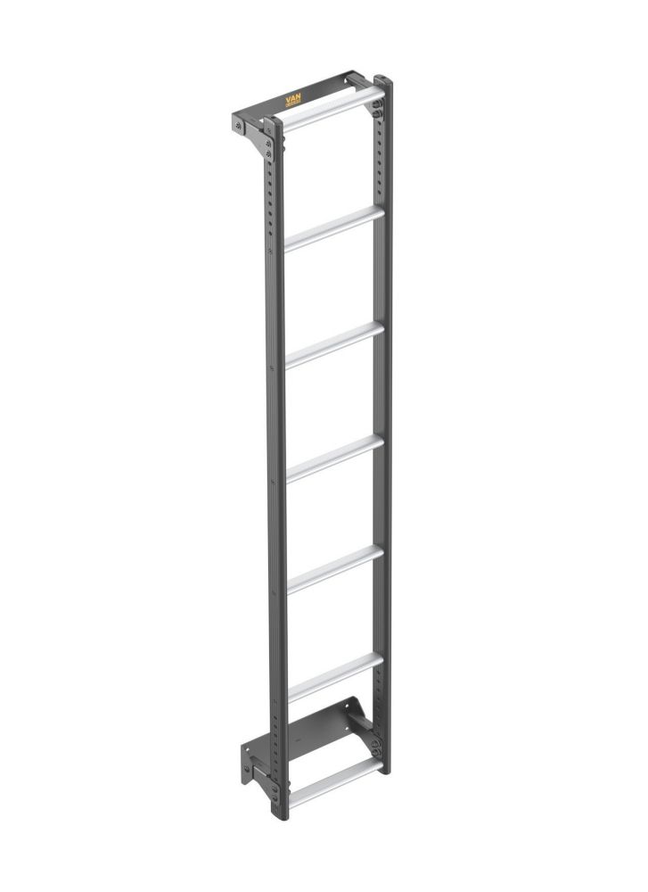 Image of Van Guard VGL7-06 Nissan NV400 2010 - 2021 7-Treads ULTI Ladder Rear Door Ladder for H2 1860mm 