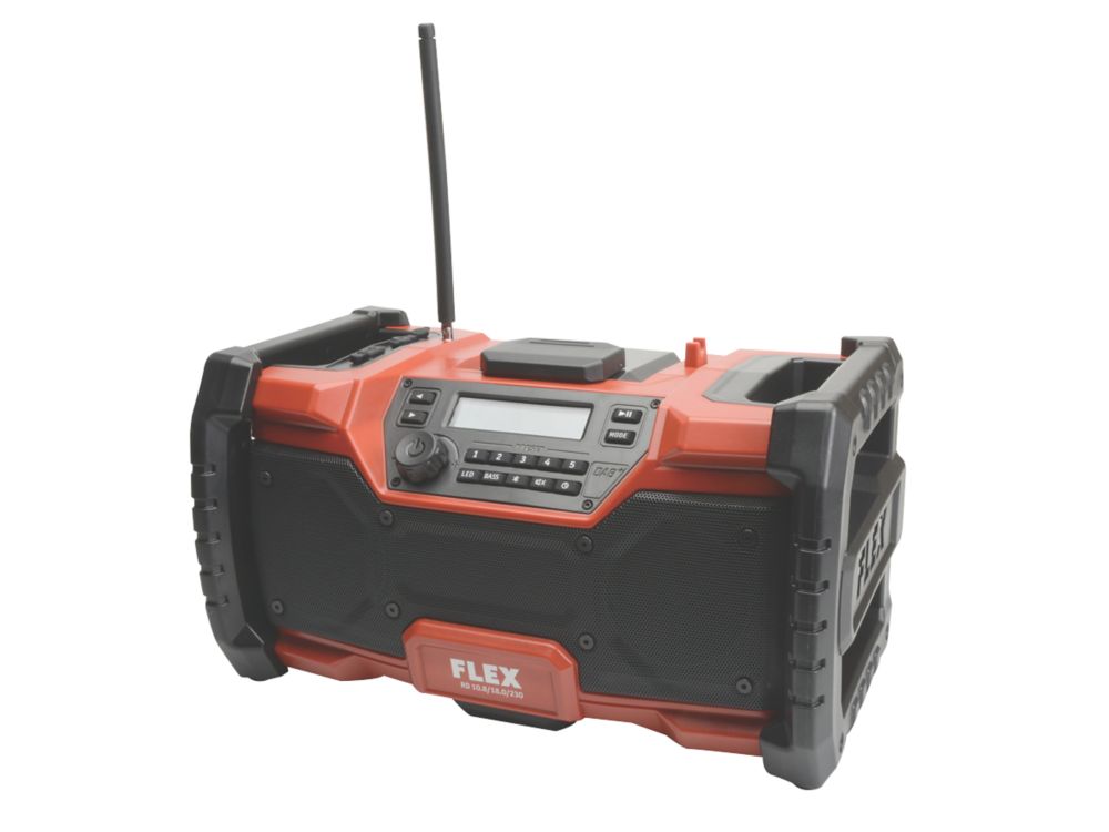 Image of Flex RD 10.8/18.0/230 230V or 10.8/18V Li-Ion DAB+ / FM Site Radio - Bare 