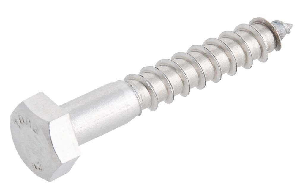 Image of Easydrive Hex Bolt Self-Tapping Coach Screws 6mm x 50mm 10 Pack 