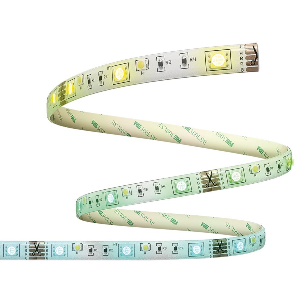 Image of Calex 2m LED RGB+CCT Strip Light 6.8W 480lm 