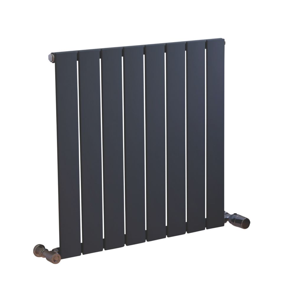 Image of Ximax Oceanus Horizontal or Vertical Designer Radiator 600mm x 595mm Anthracite 
