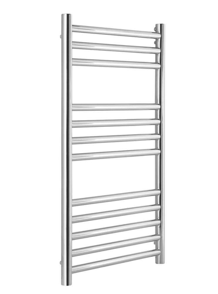 Image of Towelrads Eversley Towel Radiator 800mm x 400mm Stainless Steel 570BTU 