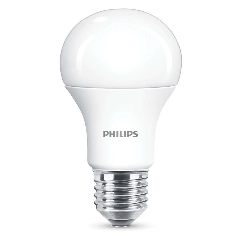 Image of Philips ES A60 LED Light Bulb 1521lm 13W 6 Pack 