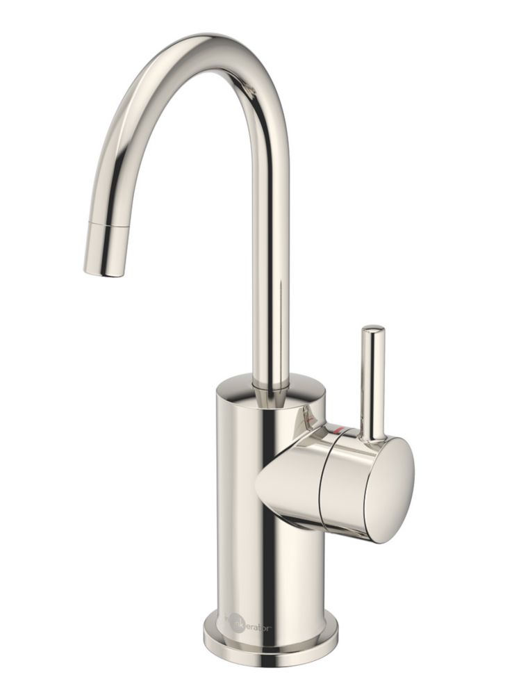 Image of InSinkErator Moderno J Spout Hot Water Side Tap Polished Nickel 