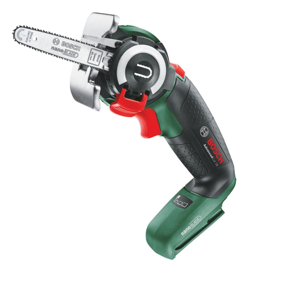 Image of Bosch AdvancedCut 18V Li-Ion Power for All Brushless Cordless 65mm Mini Chainsaw - Bare 