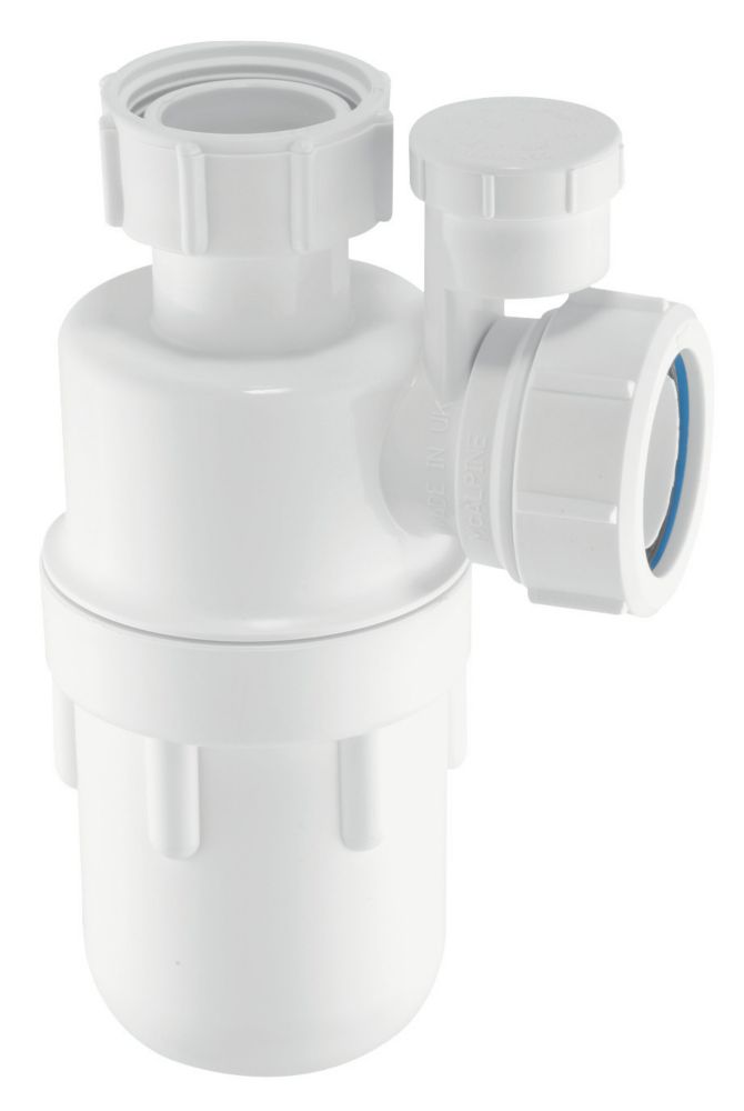 Image of McAlpine Anti-Syphon Bottle Trap White 32mm 