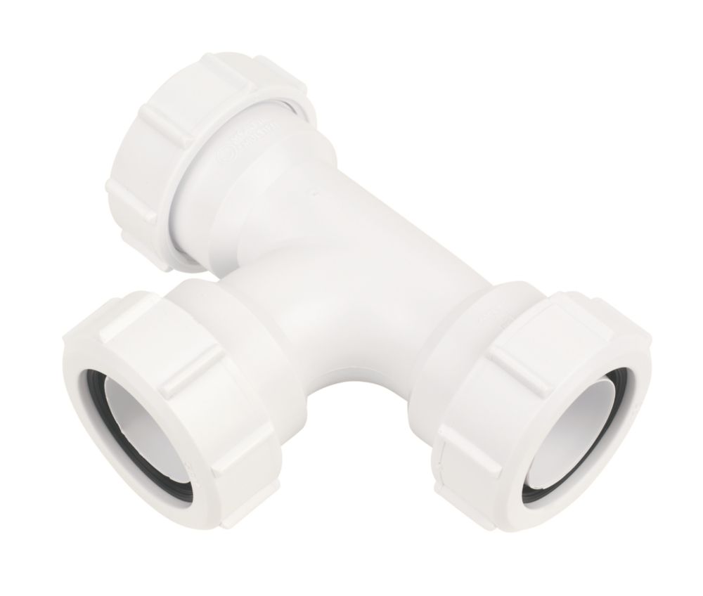 Image of McAlpine V8M Swept Tee White 32mm 