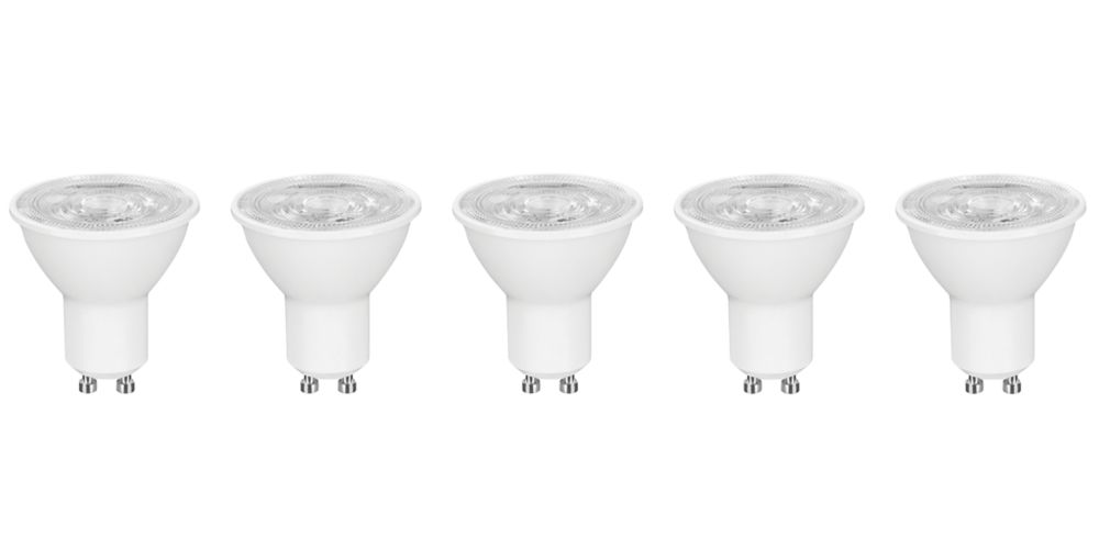 Image of LAP GU10 LED Light Bulb 345lm 3.6W 5 Pack 