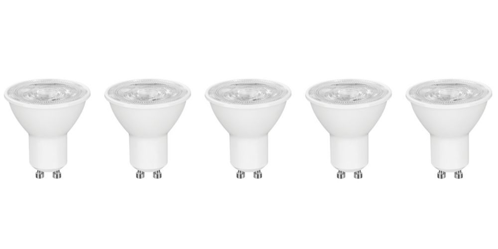 Image of LAP GU10 LED Light Bulb 345lm 3.6W 5 Pack 