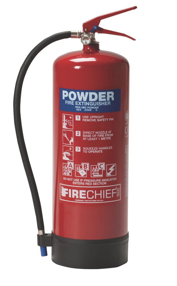 Image of Firechief Dry Powder Fire Extinguisher 9kg 
