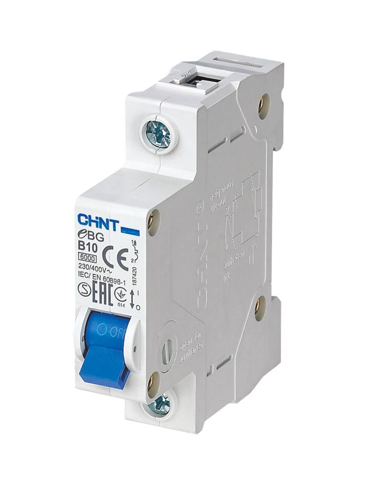 Image of Chint EBG 10A SP Type B MCB 