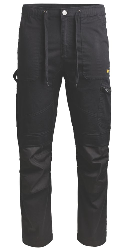 Image of Site Tesem Multi-Pocket Work Trousers Black 34" W 32" L 