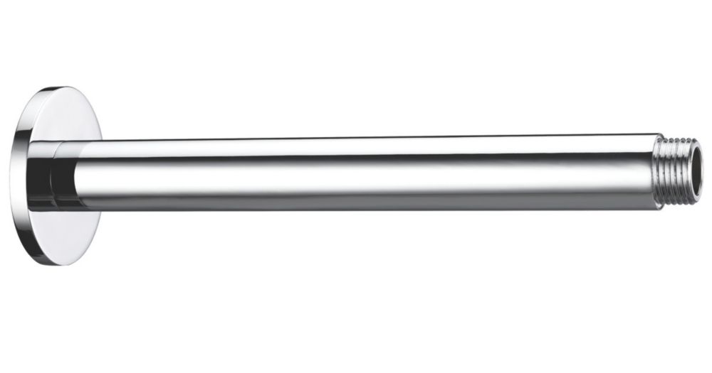 Image of Bristan Ceiling-Fed Round Shower Arm Chrome 200mm x 60mm 