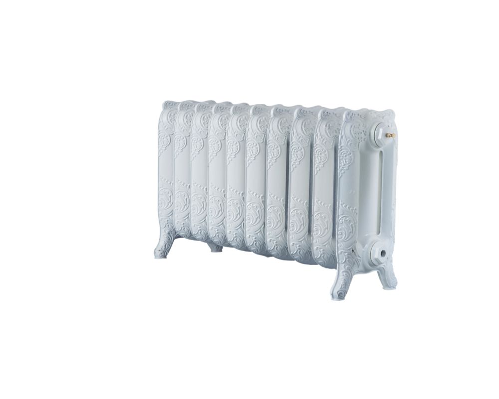 Image of Arroll Montmartre 3-Column Cast Iron Radiator 470mm x 834mm White 3070BTU 